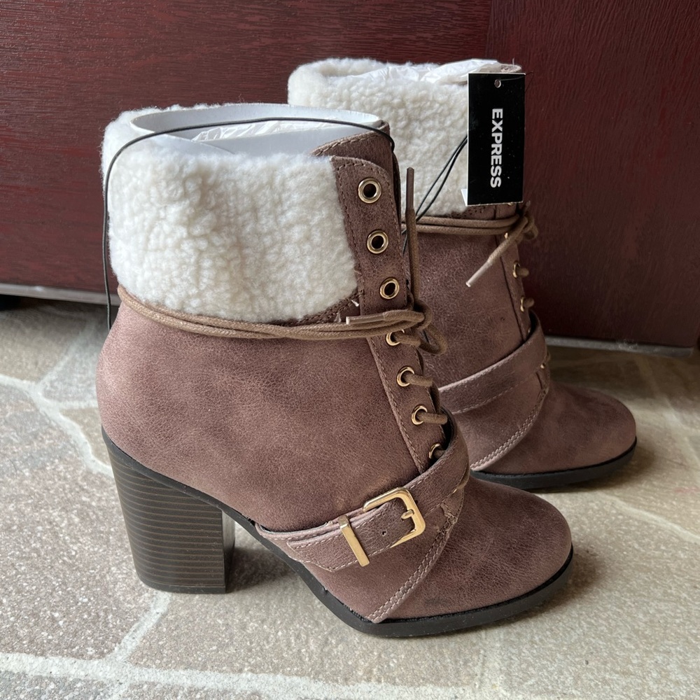COPY - Express Faux Fur Buckle Boot